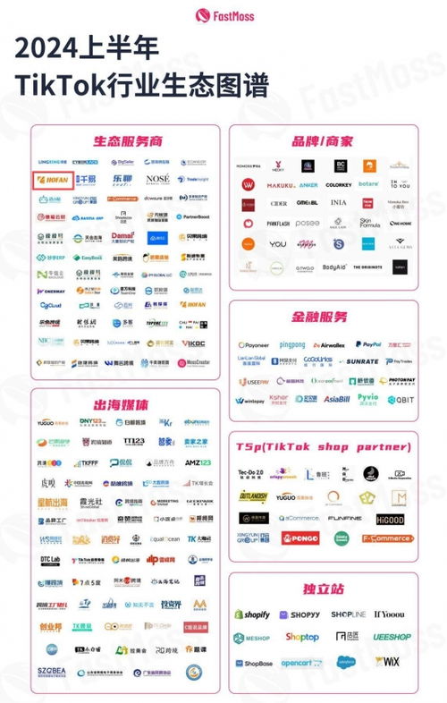 浩方集團入選 2024上半年tiktok行業生態圖譜