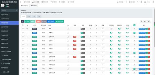 cms內容管理系統 含小程序