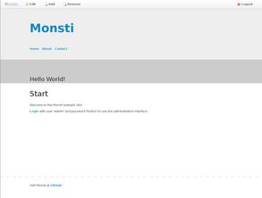 簡單的cms系統,monsti 0.1 發布